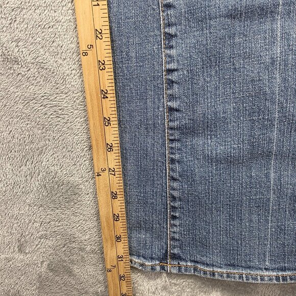7 For All Mankind Jeans Womens 27 Light Wash Boy Cut Made in USA U144055U-055U - Picture 11 of 13